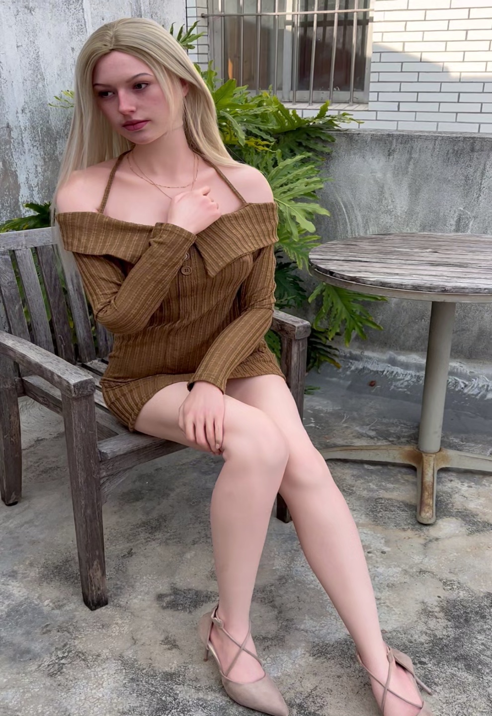 Mallorie - 175cm E-Cup Blonde Silicone Zelex Sex Real Doll image2